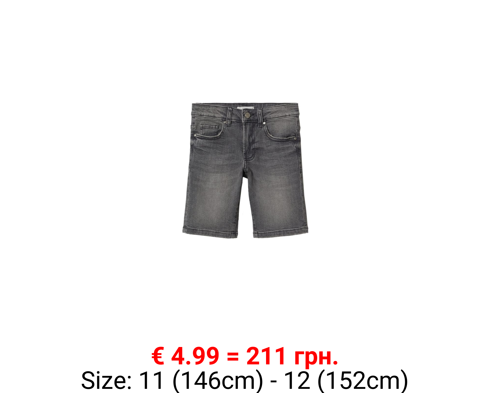 Bermudas denim algodón