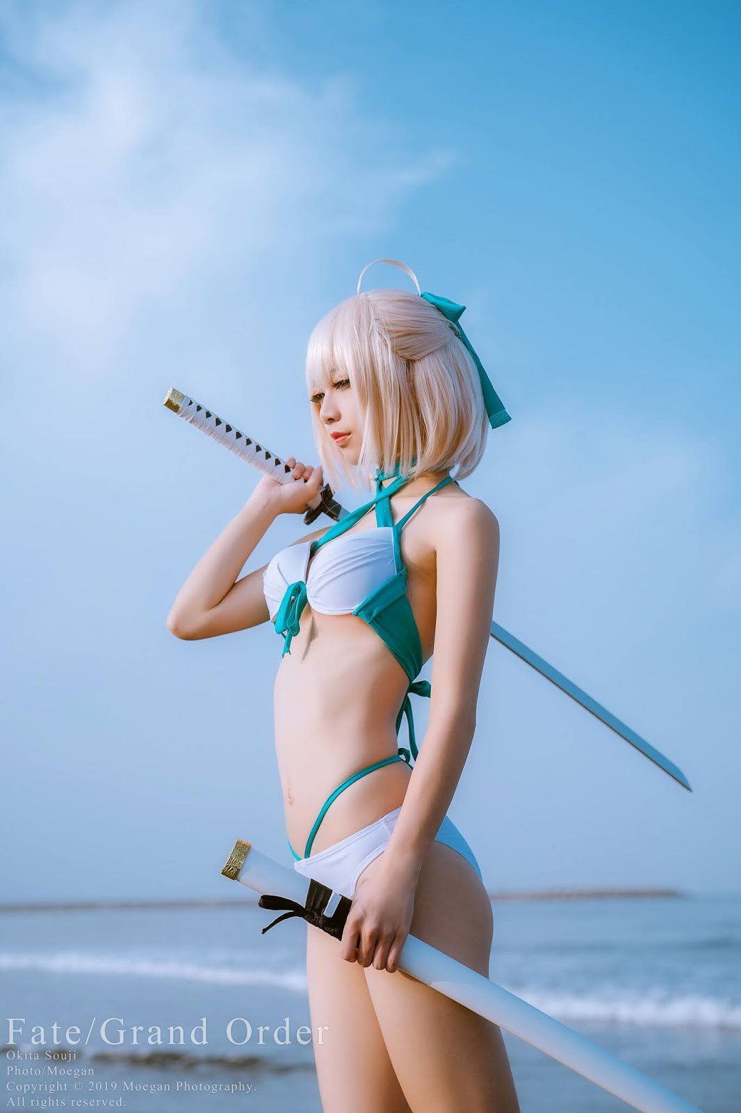 Cosplay [沖田凜花Rinka] 沖田総司 水着ver. (Fate Grand Order) 2