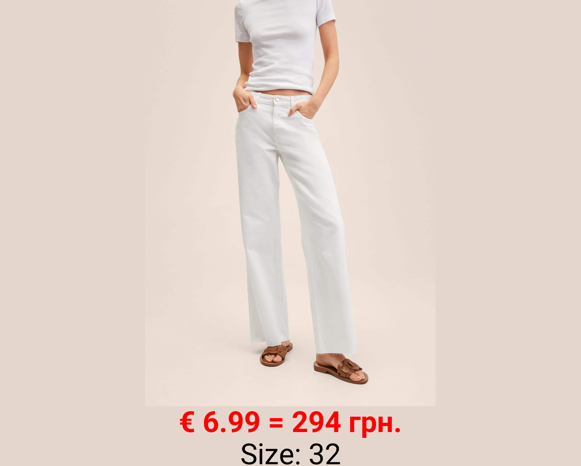 Vaqueros wideleg tiro medio