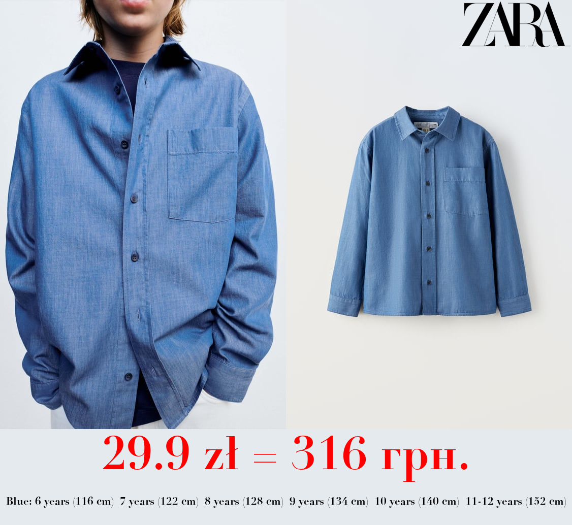 TRUE NEUTRALS SHIRT WITH POCKETS