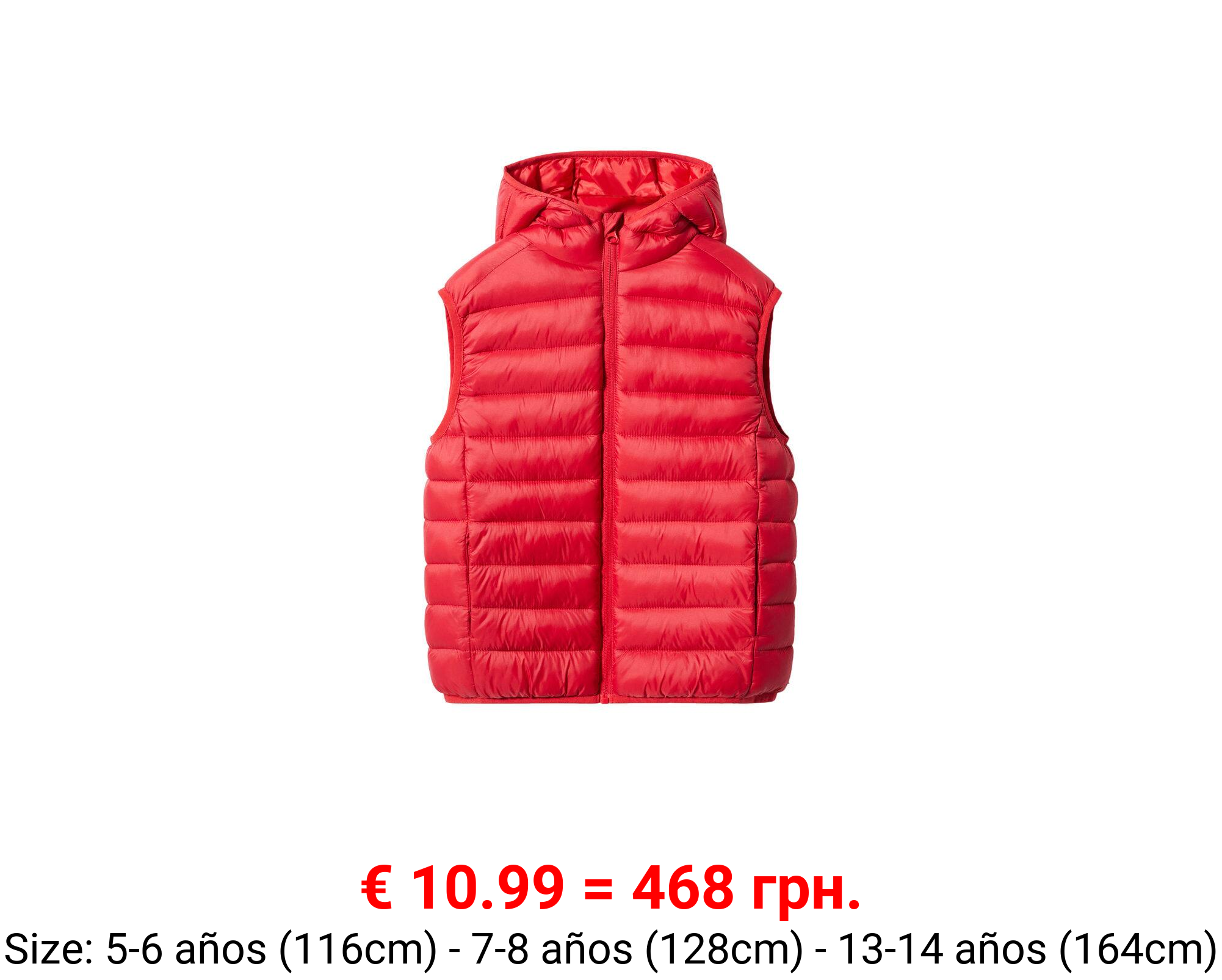 Chaleco acolchado capucha