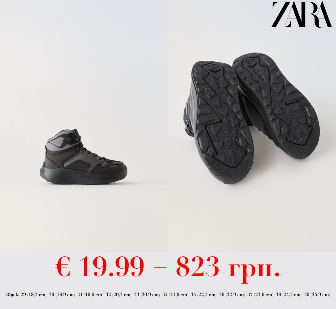 MULTI-PIECE HIGH TOP SNEAKERS