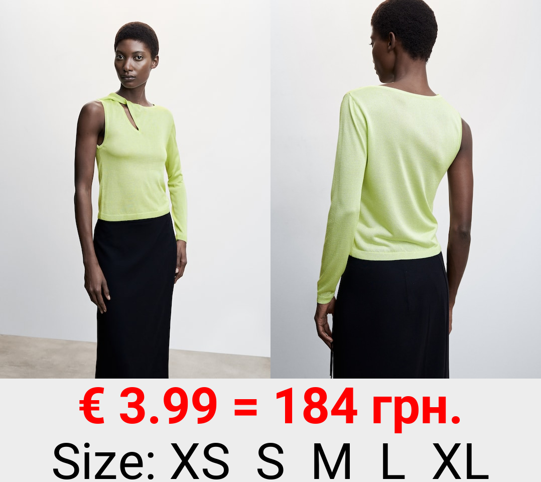 Jersey asimétrico punto fino