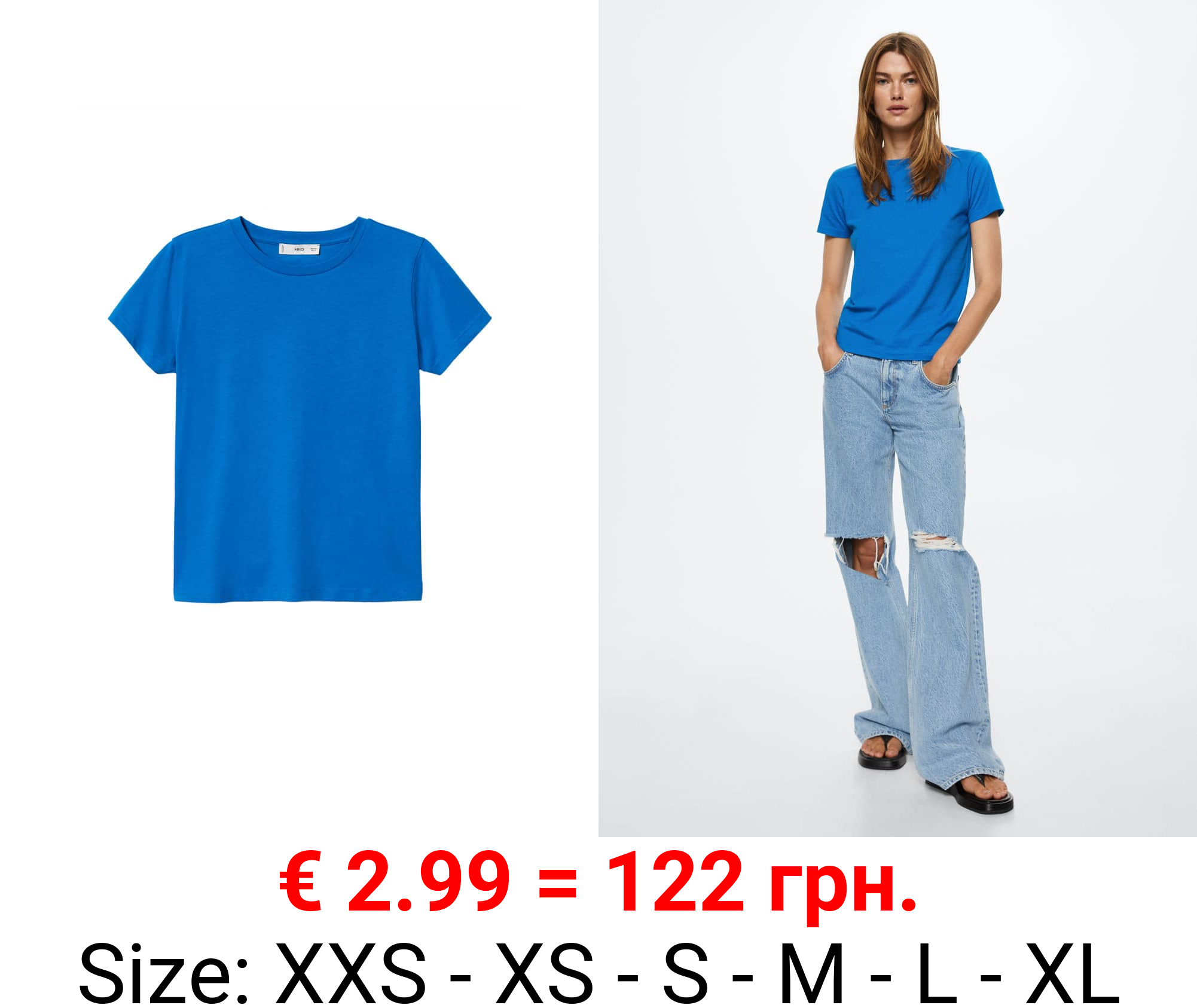 camiseta básica algodón