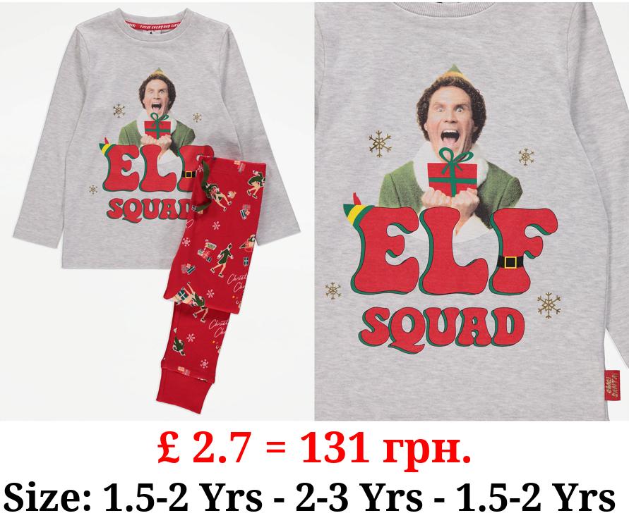 Buddy The Elf Squad Matching Kids Christmas Pyjamas