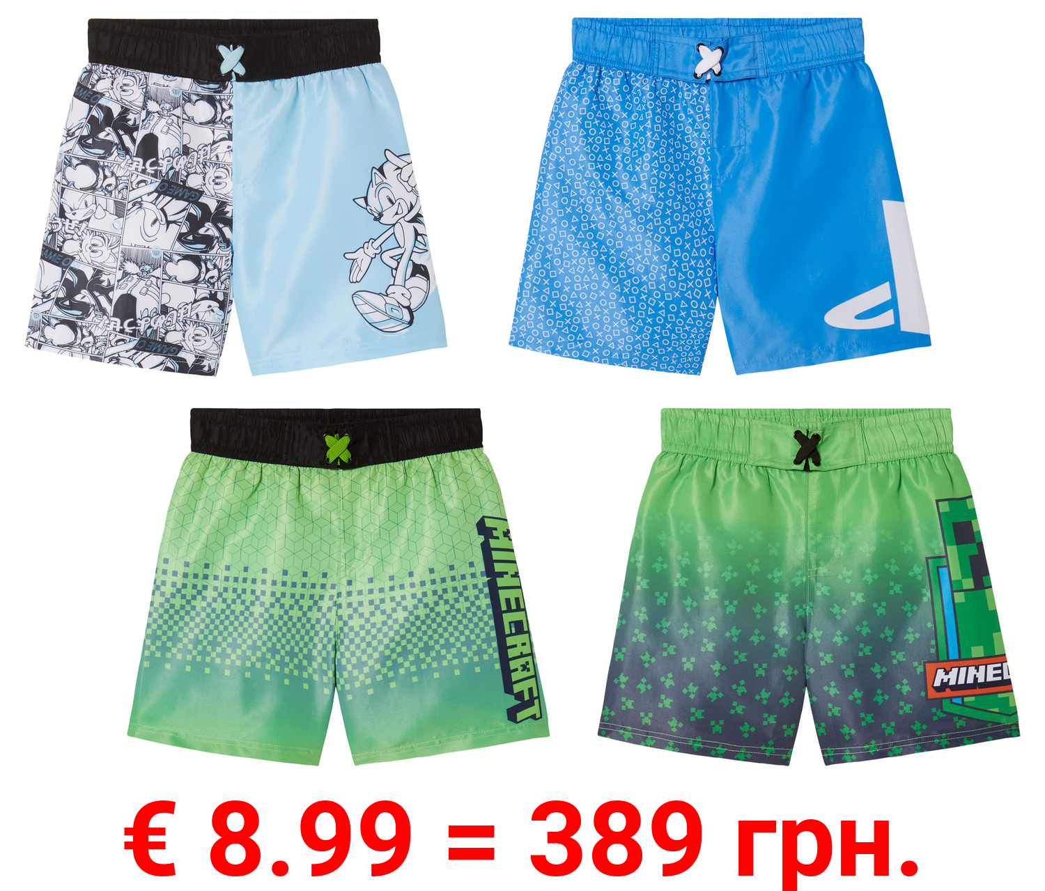 Kleinkinder Kinder Jungen Badeshorts mit Print