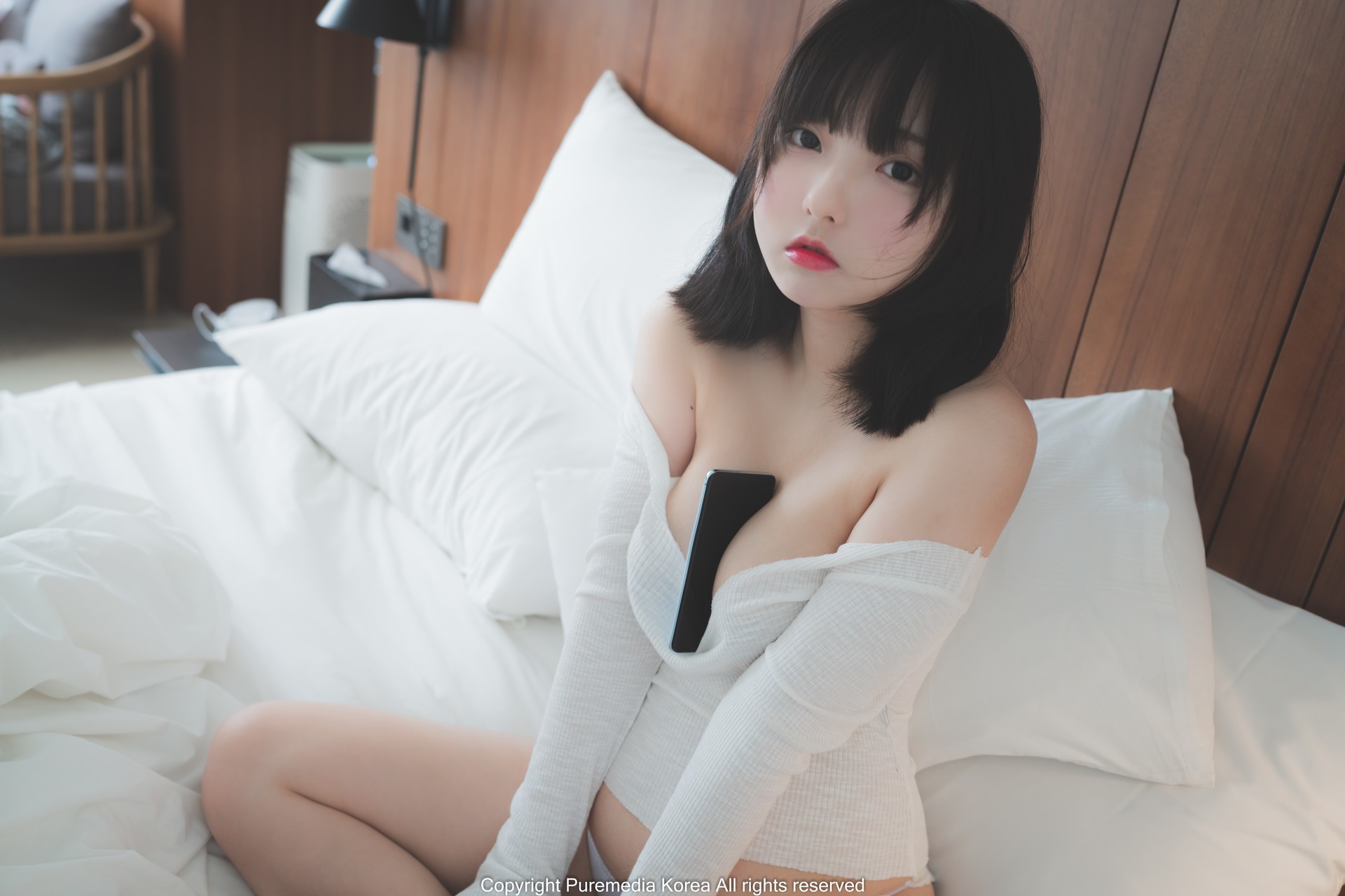 Hansom 한솜, [PURE MEDIA] Vol.122 누드 디지털화보 Set.01 6