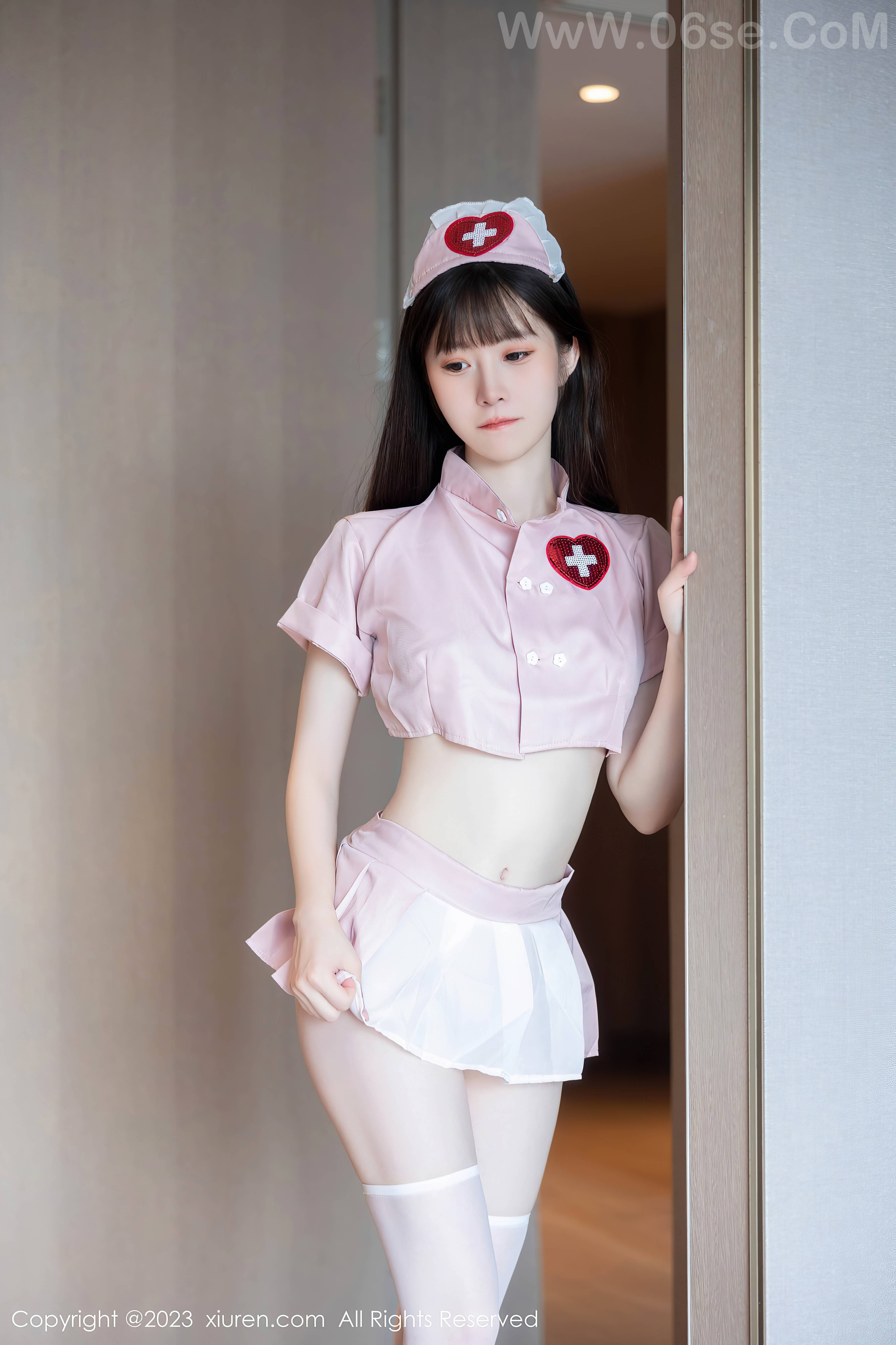 图片[8]-[XiuRen秀人网] 2023.07.17 NO.7090 林悠悠 护士服 [79+1P693M]-六色网