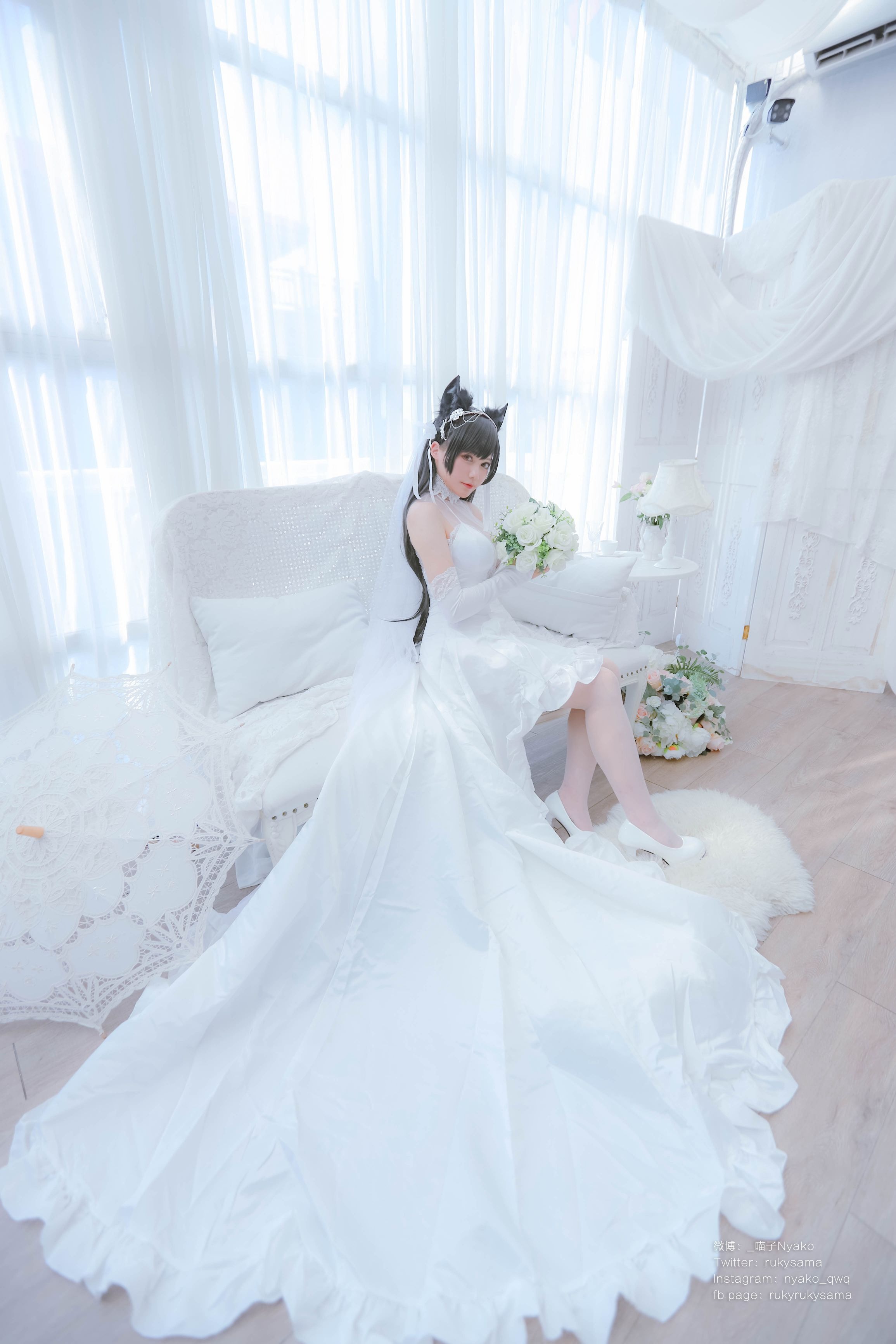 Nyako喵子 爱宕婚纱(62P177MB) 60