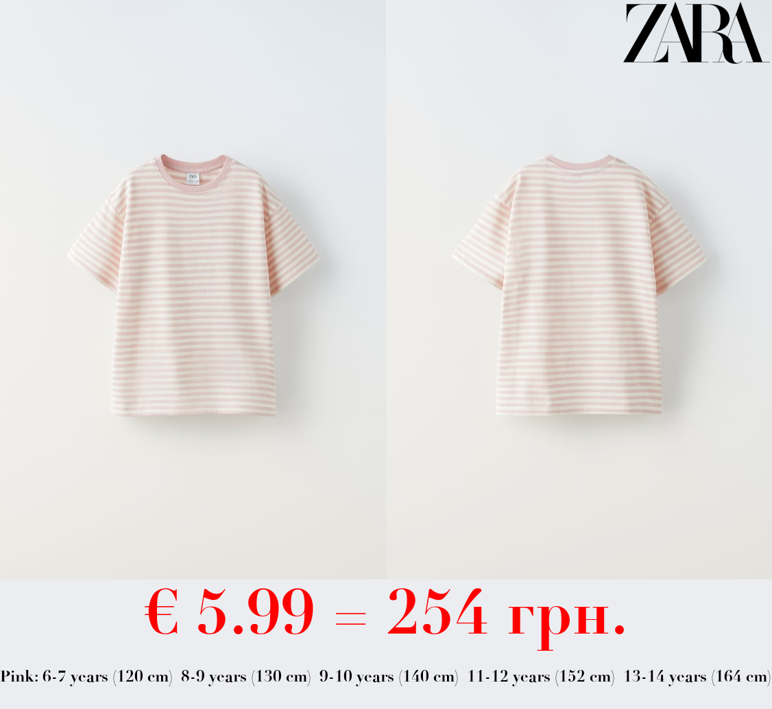 STRIPED MEDIUM WEIGHT T-SHIRT