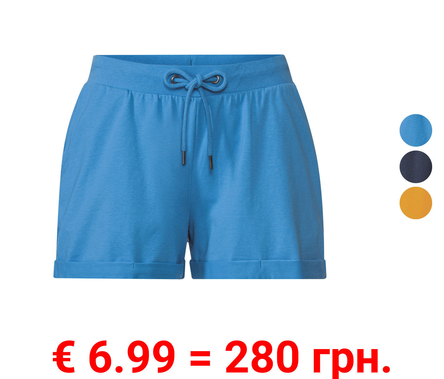 esmara® Damen Hotpants mit hohem Baumwollanteil