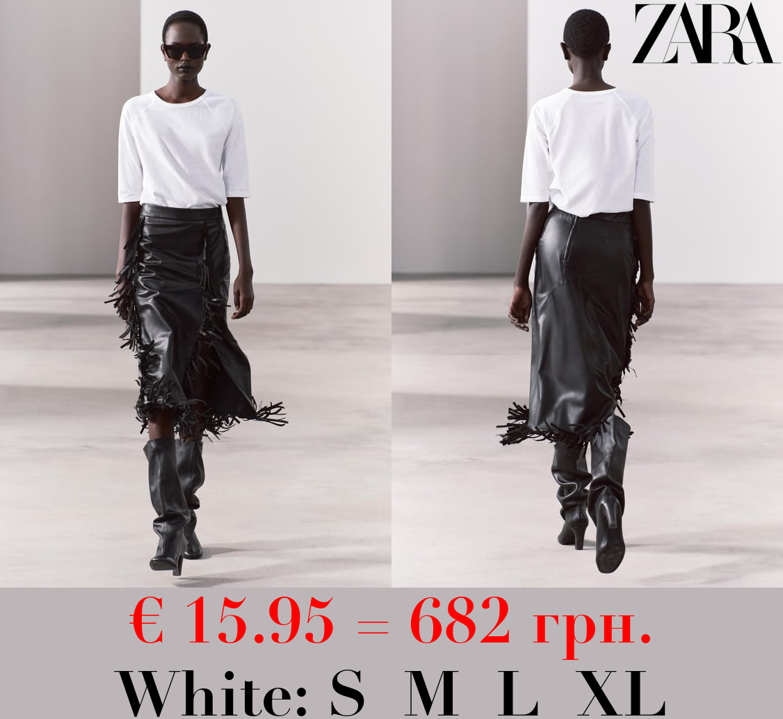 COTTON AND LINEN BLEND T-SHIRT