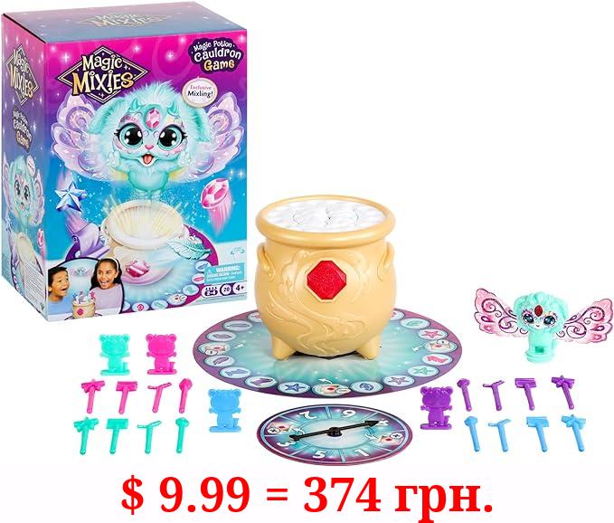 Magic Mixies Magic Potion Cauldron Game. Place The Magic Ingredients Into The Cauldron and Make The Exclusive Mixling Leap Up and Out to Win