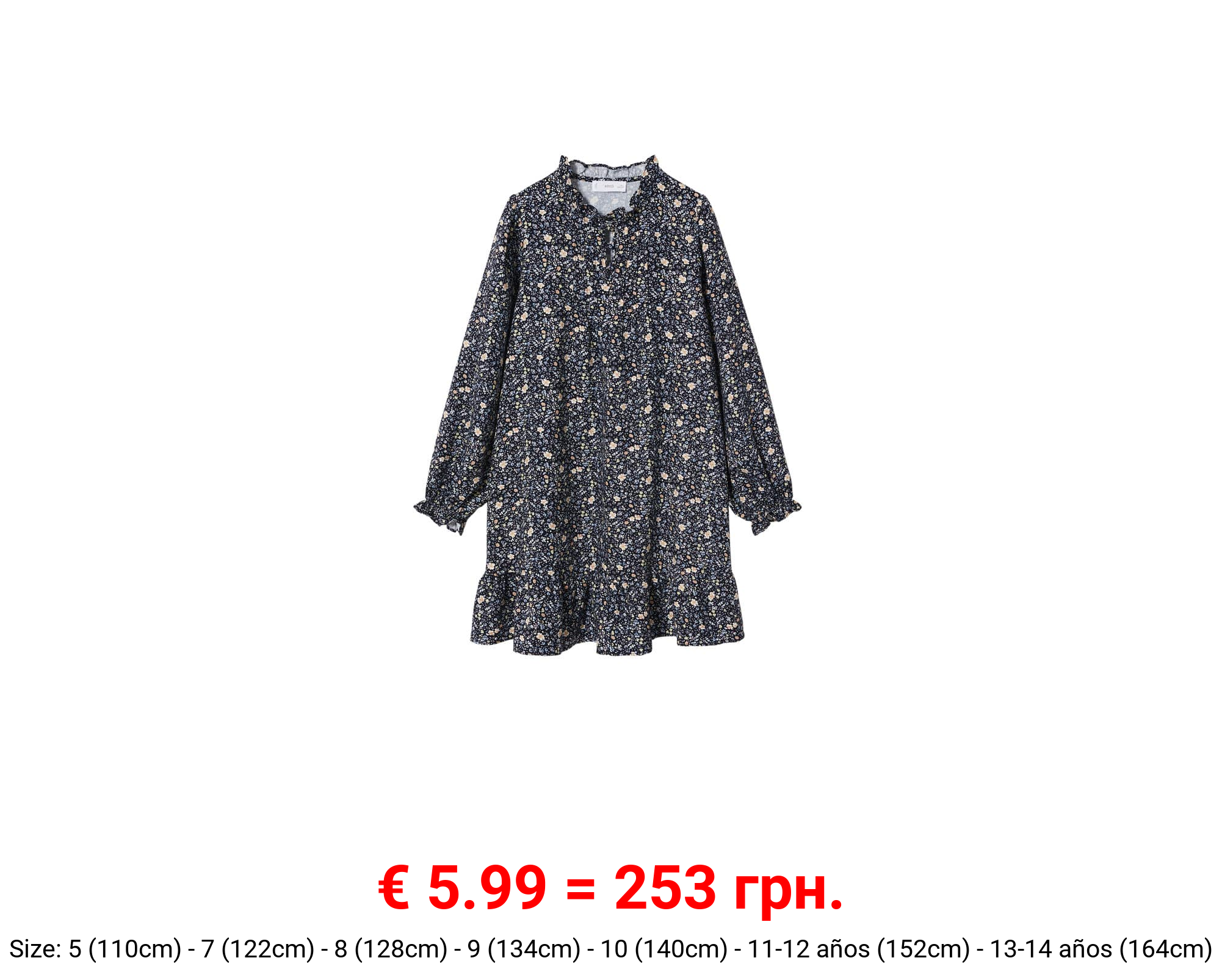 Vestido estampado floral