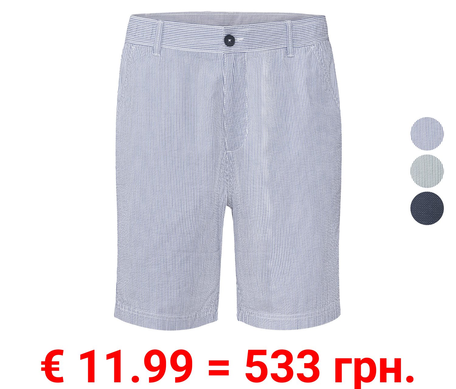 LIVERGY® Herren Shorts, normale Leibhöhe