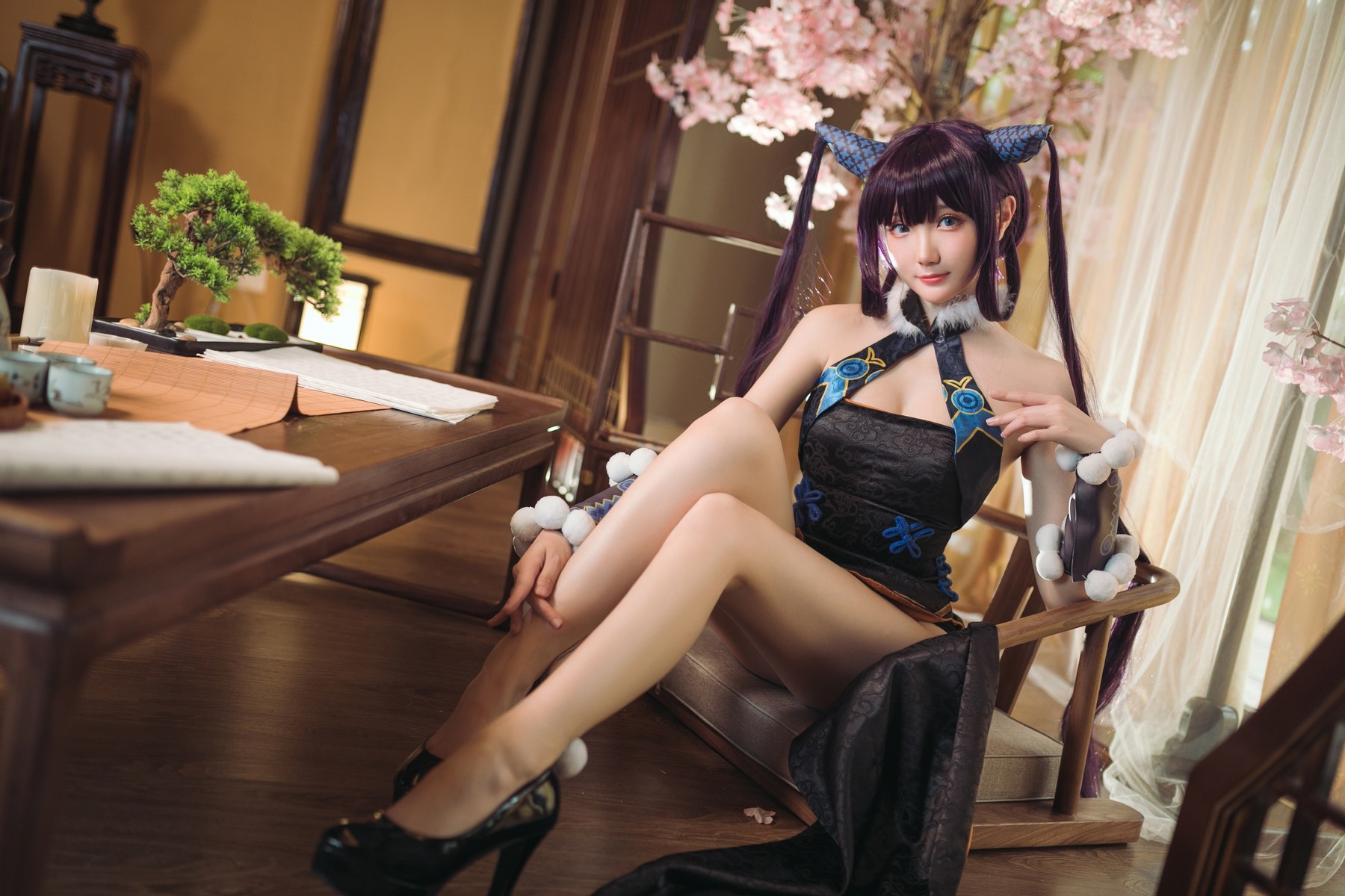 Cosplay 瓜希酱 杨贵妃 2