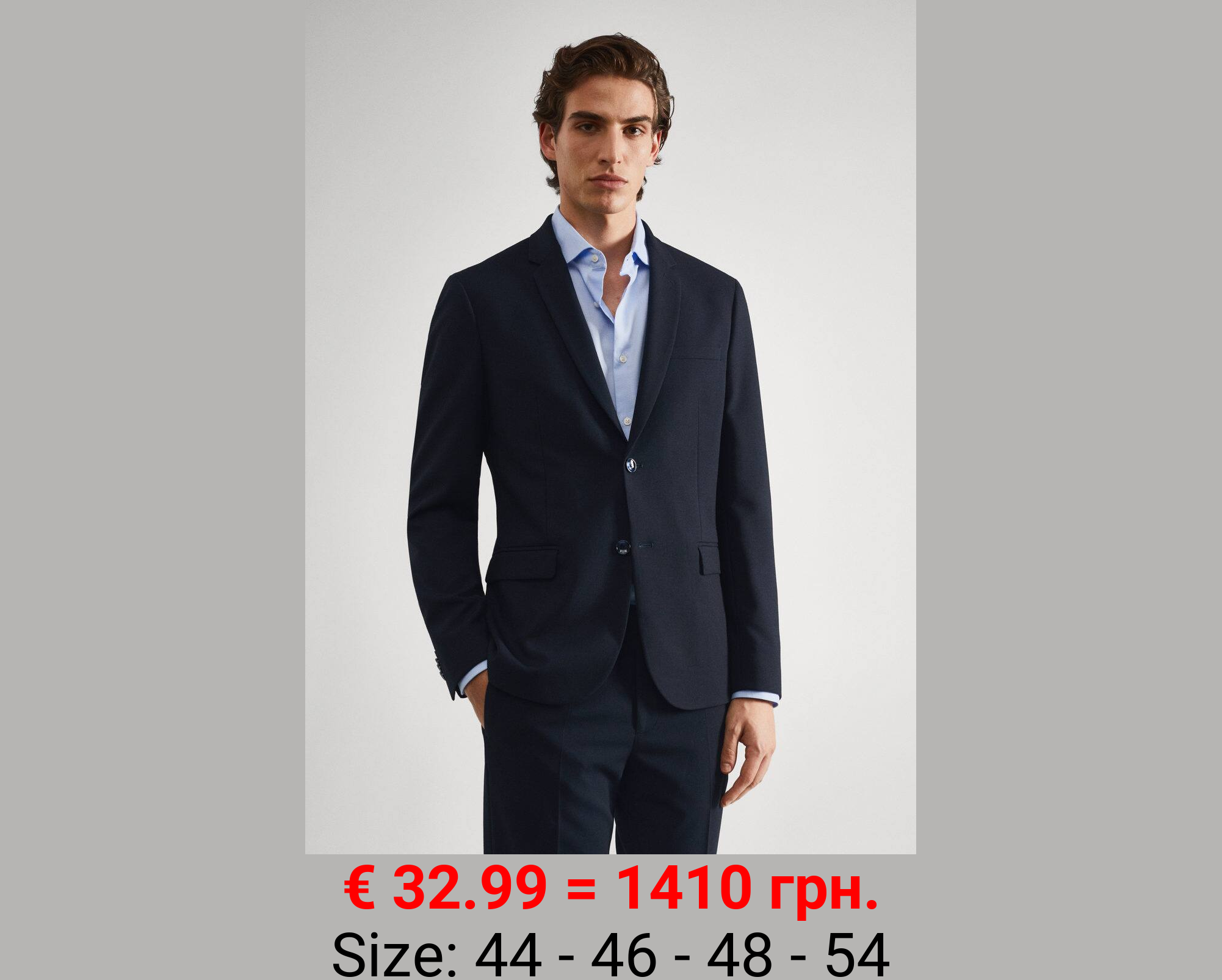 Americana traje super slim fit
