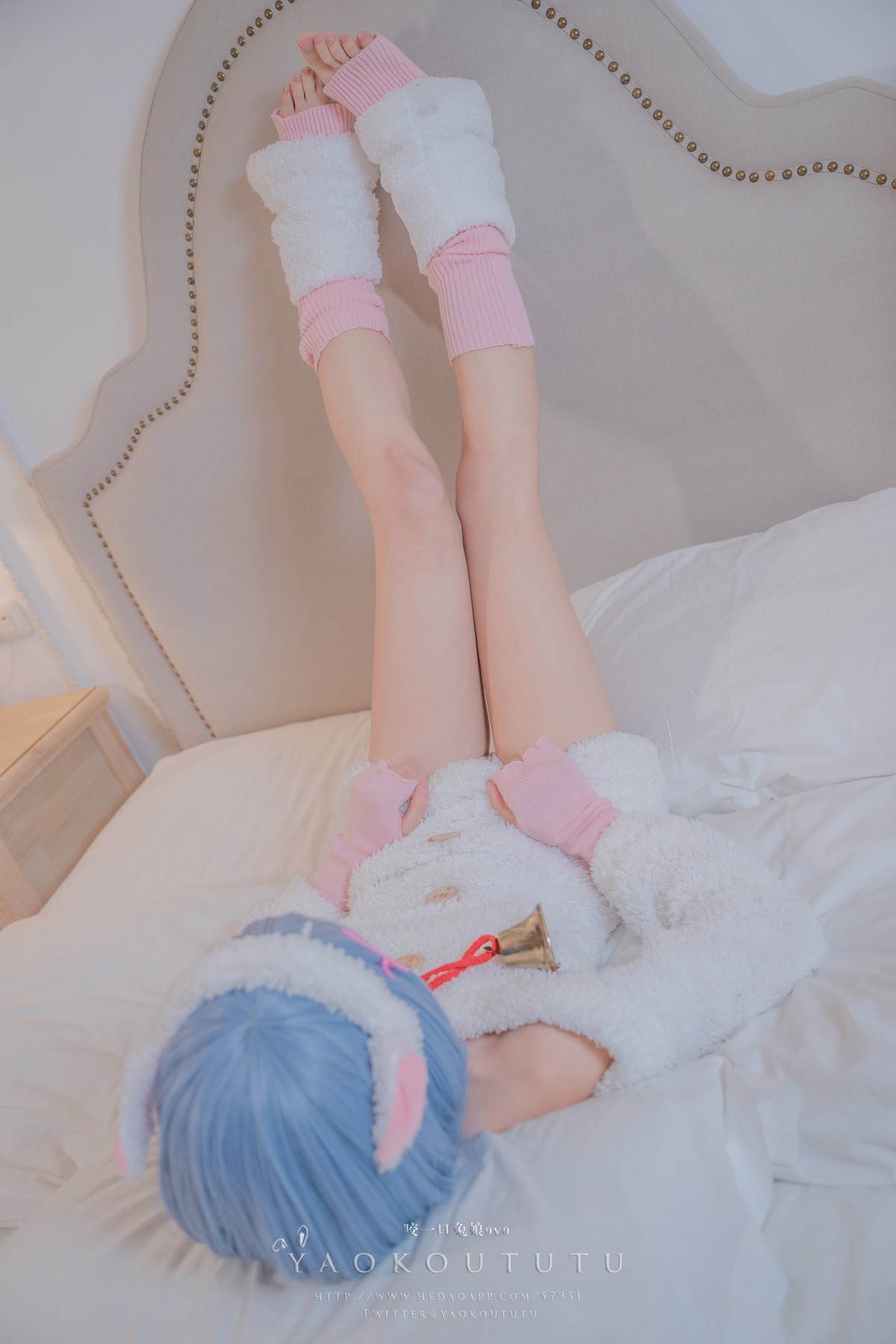 Cosplay 黏黏团子兔 T3特典 蕾姆咩咩 15