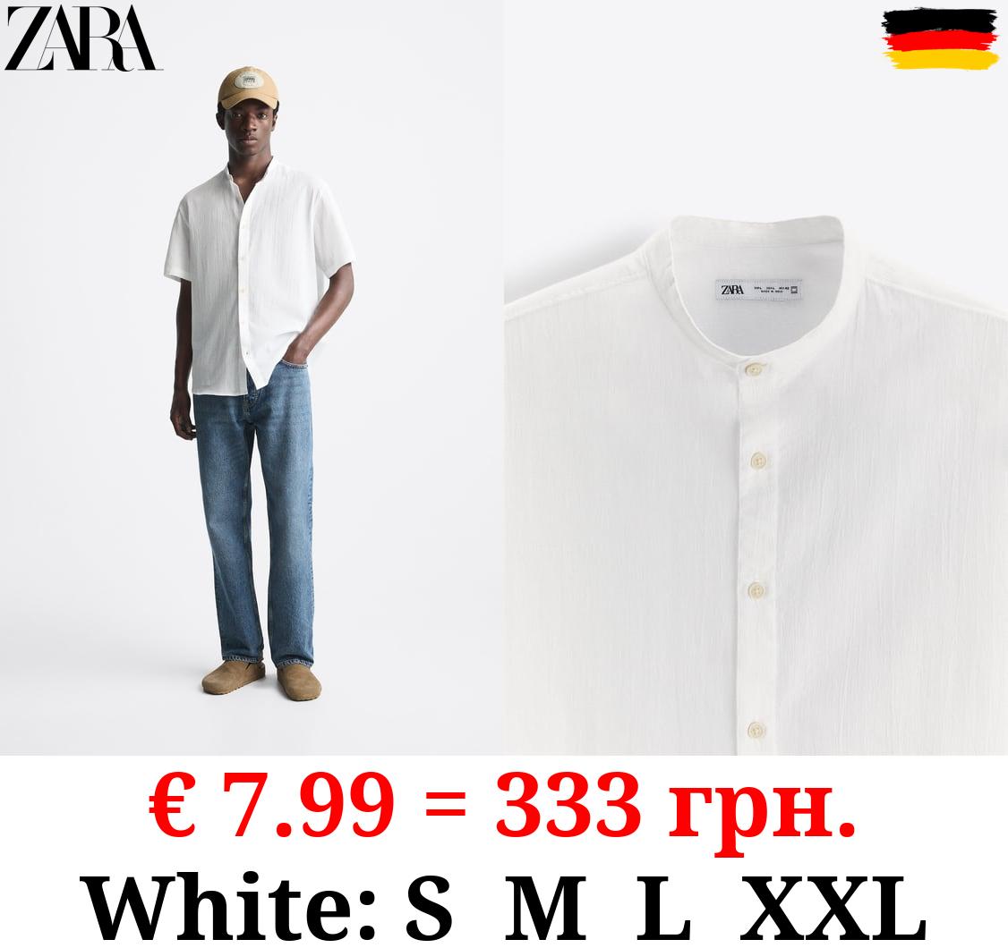 CREASED-EFFECT SHIRT