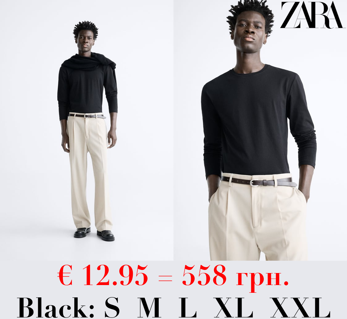 SLIM FIT LONG SLEEVE T-SHIRT