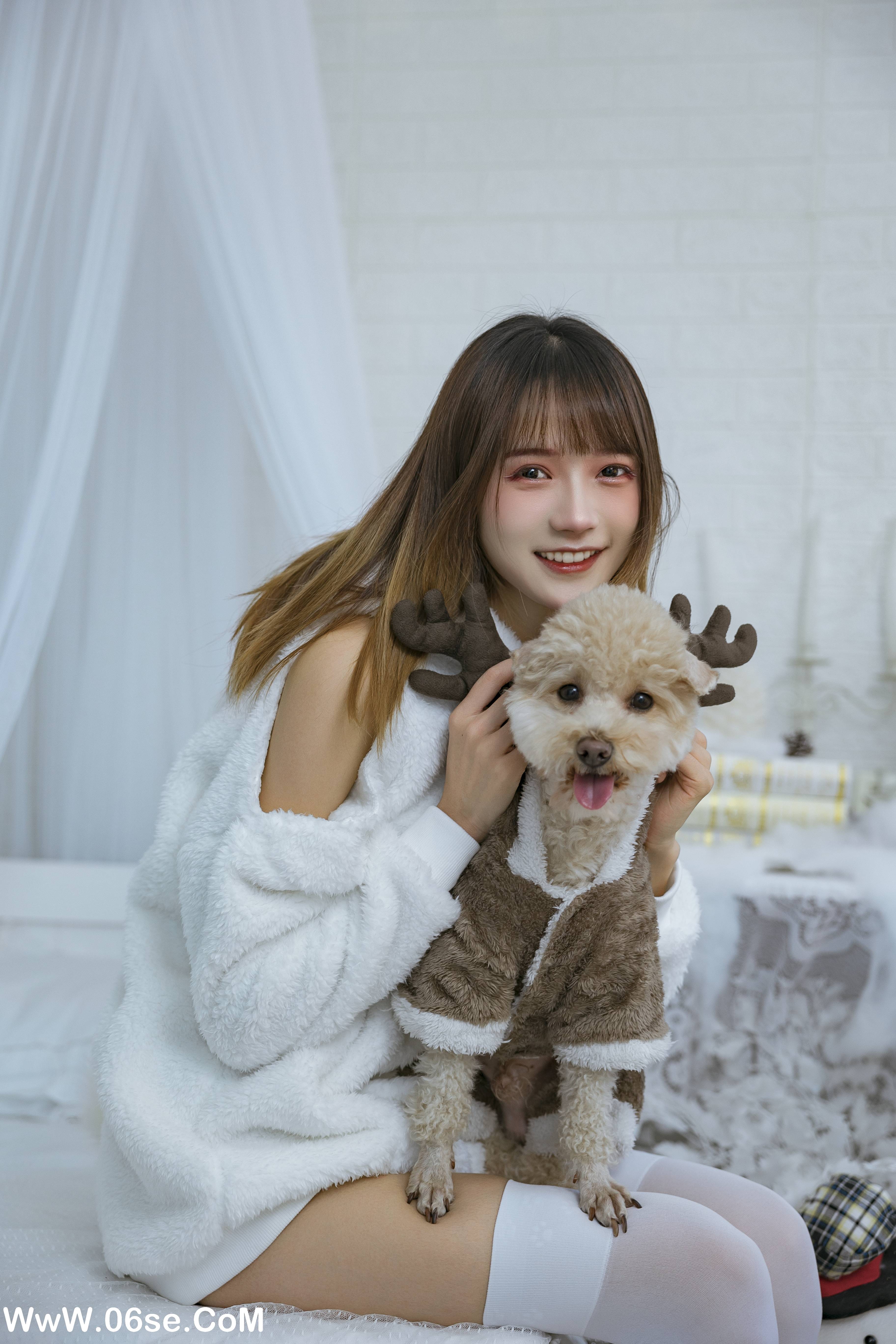 图片[4]-[YITUYU艺图语]2022.12.17 温馨少女与宠物们 兔子Zzz不吃胡萝卜[23+1P／371MB]-六色网