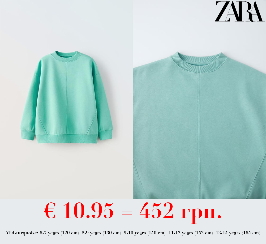 BASIC PLUSH SWEATSHIRT