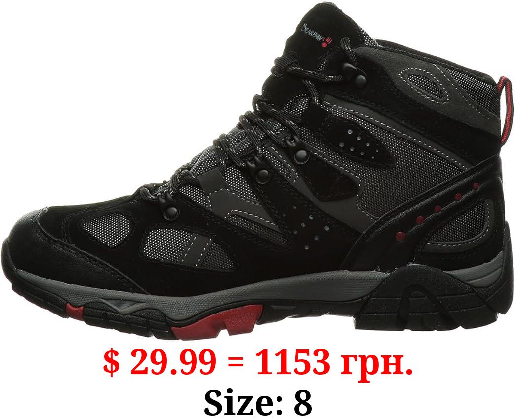 BEARPAW Men's Brock Multiple Colors | Men's Ankle Boot | Men's Hiking Boot | Comfortable Winter Boot