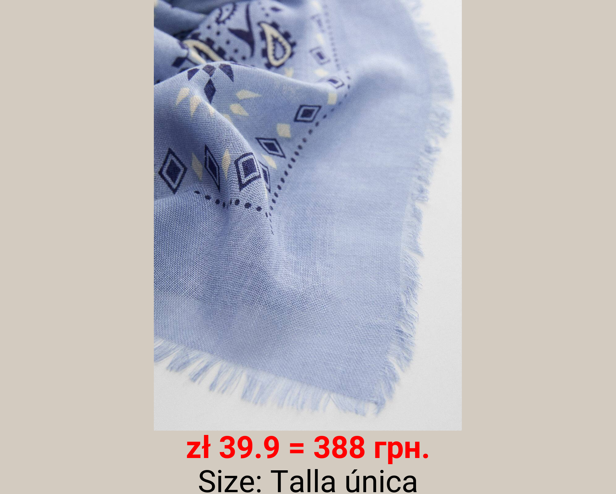 Fular mezcla de lino