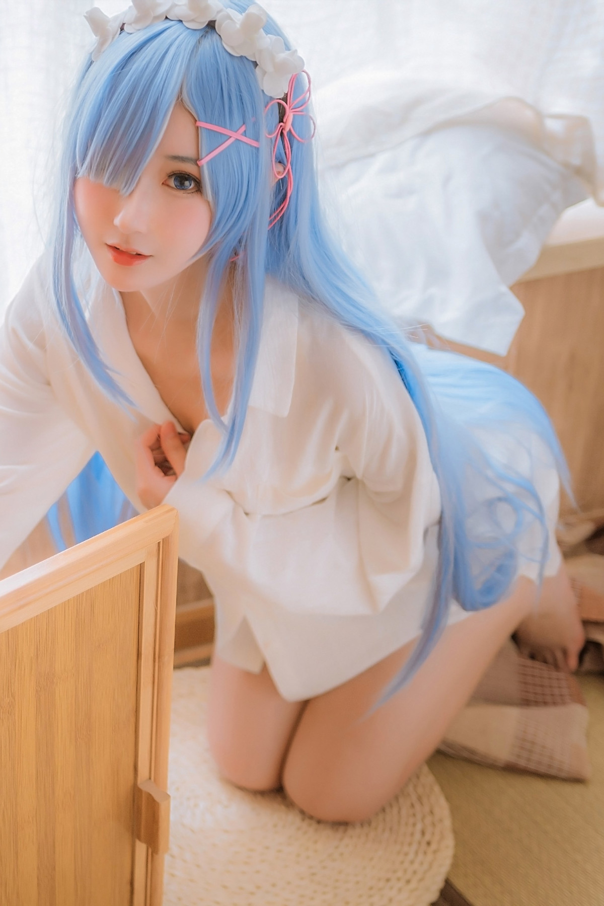 Cosplay 羽生三未图集 蕾姆 4
