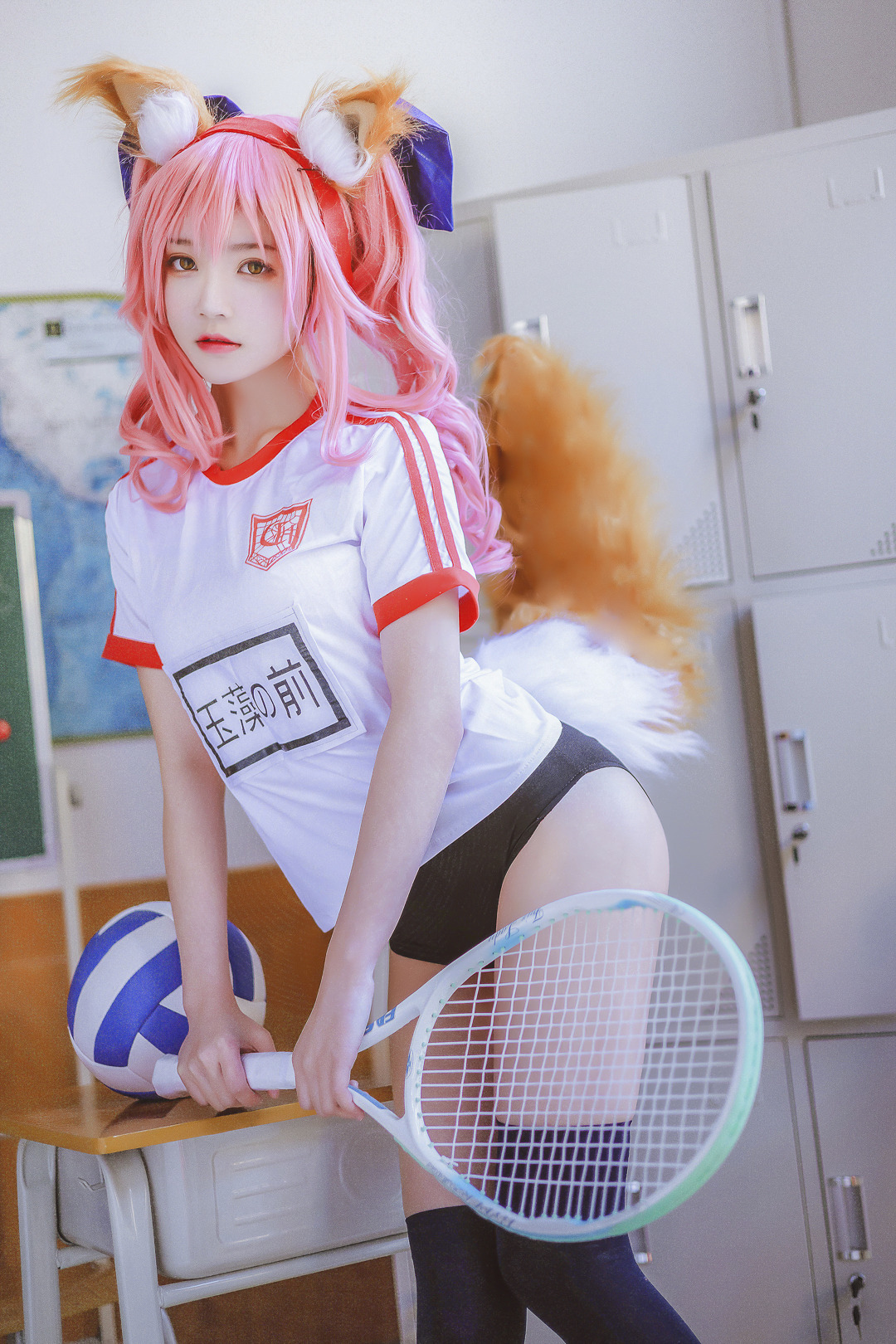 [桜桃喵] 玉藻前体操服 Tamamo no Mae 13