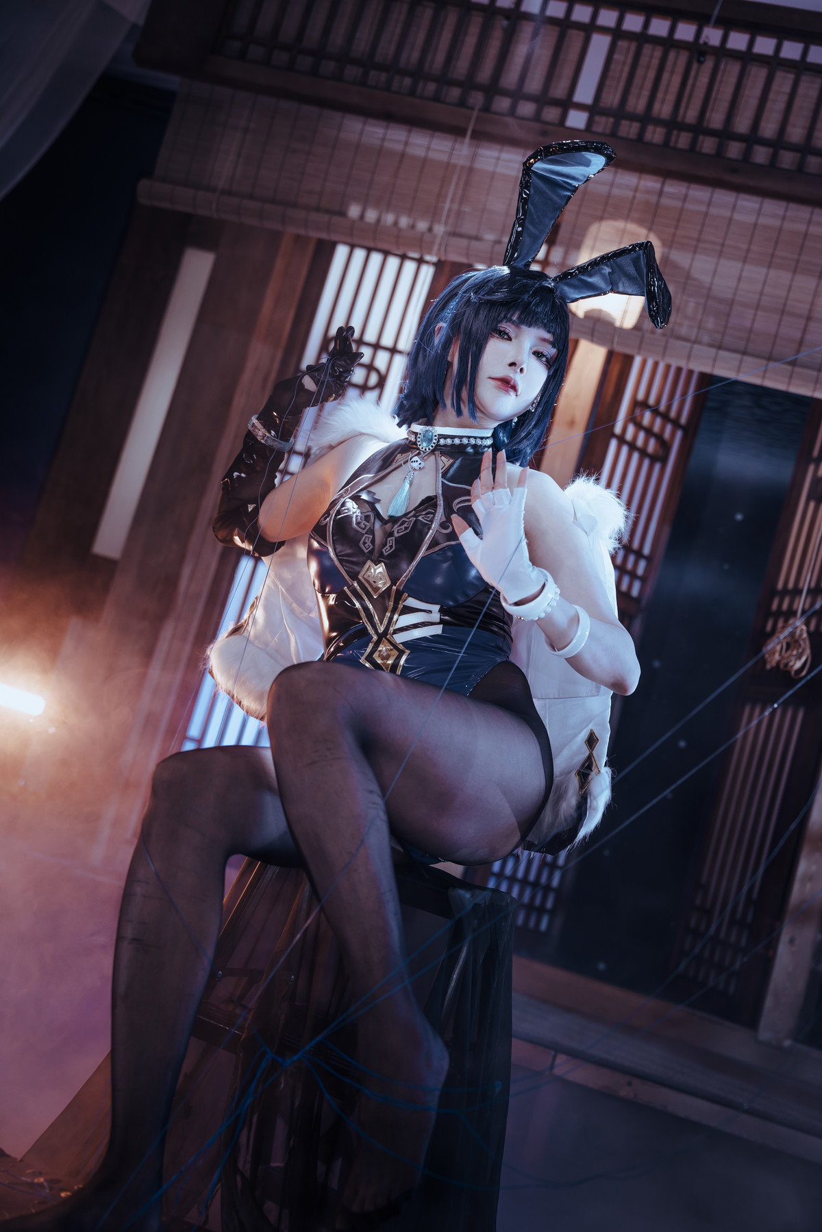 Cosplay 夏小秋秋秋 夜兰 兔女郎 Set.01 15