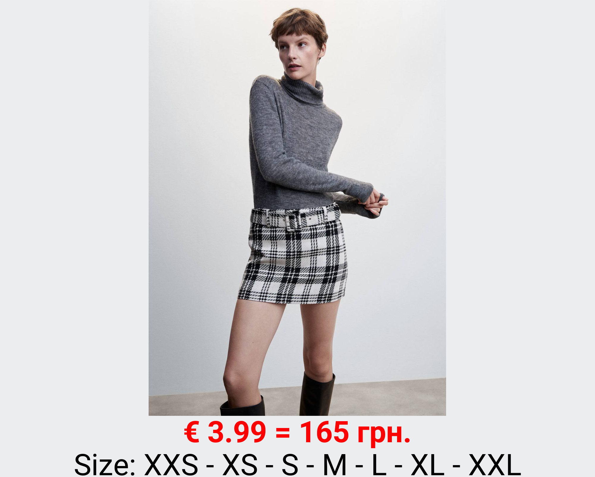 Falda detalle imperdibles