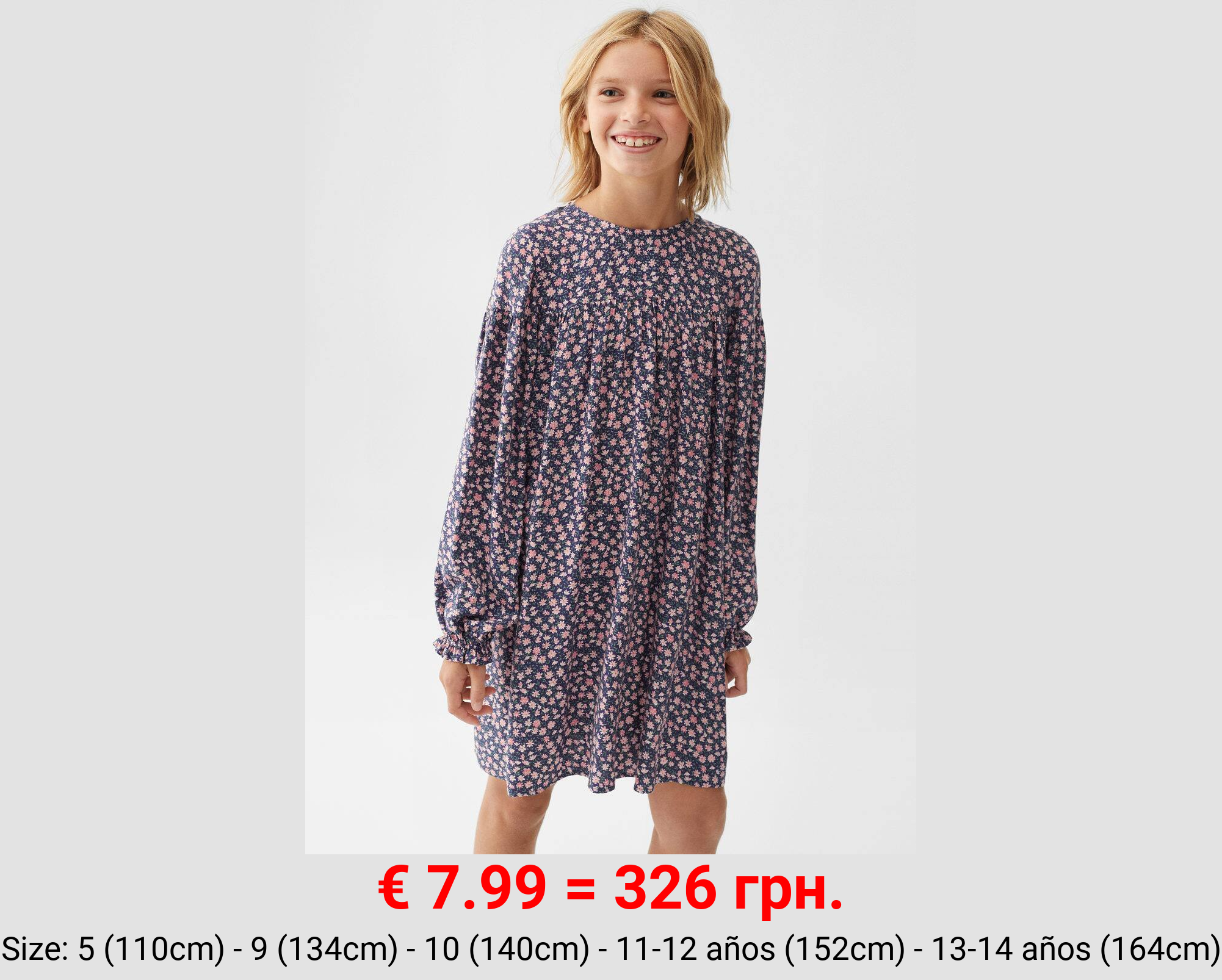 Vestido estampado floral