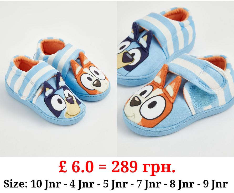 Bluey Striped Cupsole Slippers