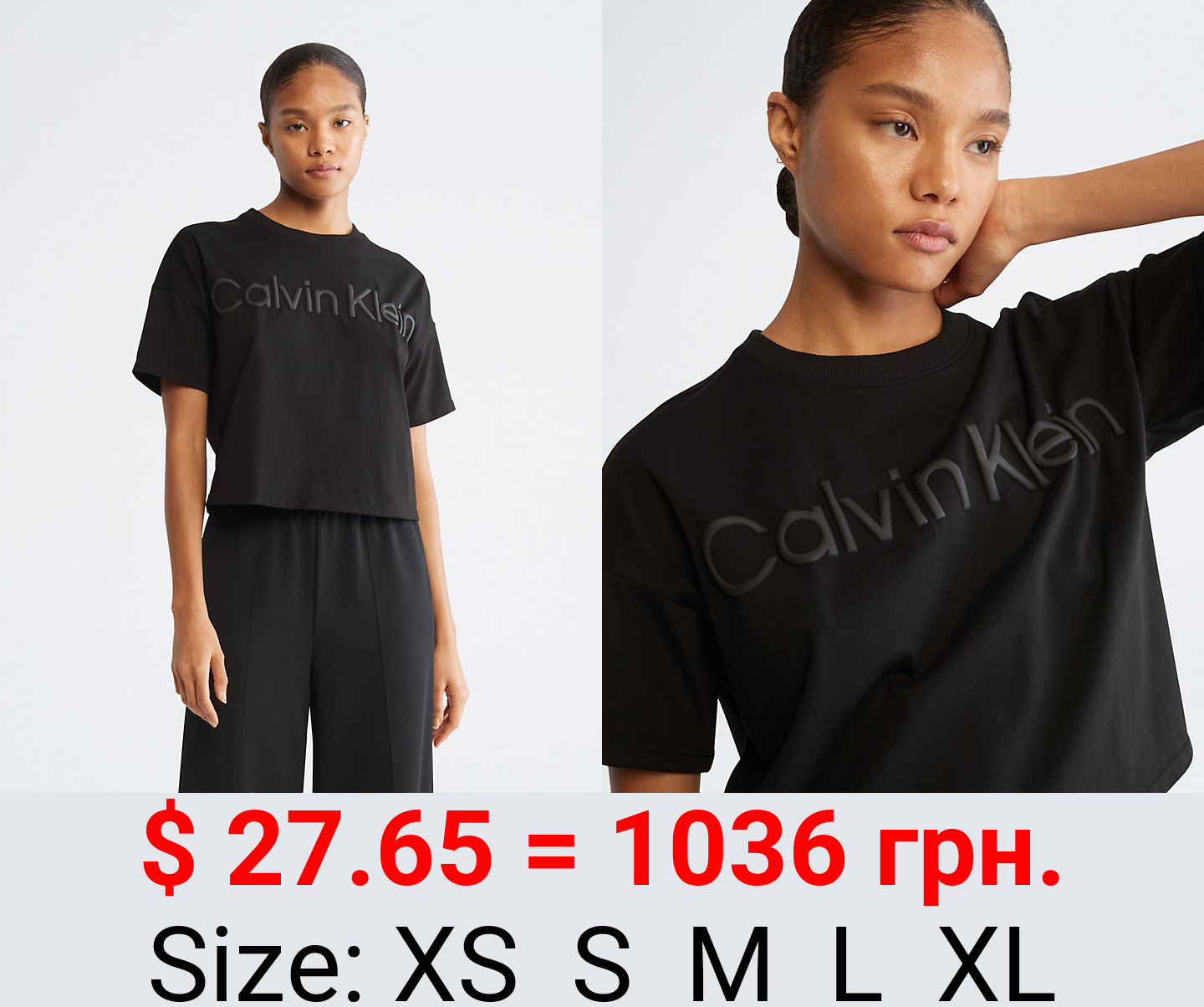 Performance Puff Logo Crewneck T-Shirt