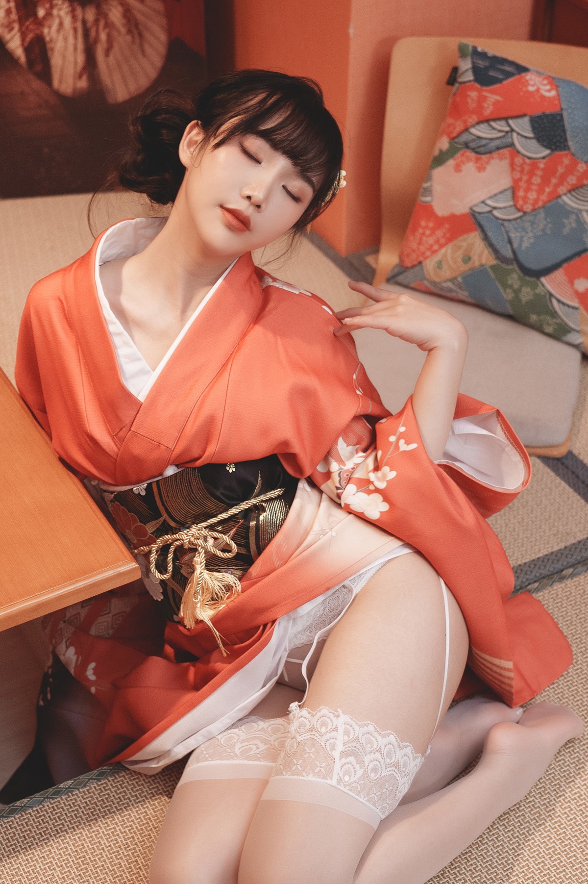 Cosplay 面饼仙儿 饼子和服内景 13