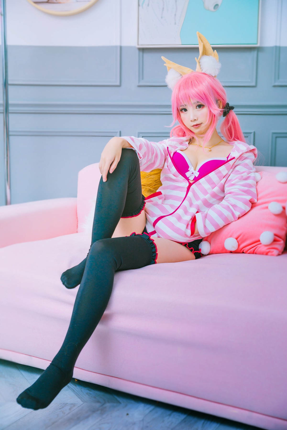 Cosplay 面饼仙儿 玉藻前日常 7
