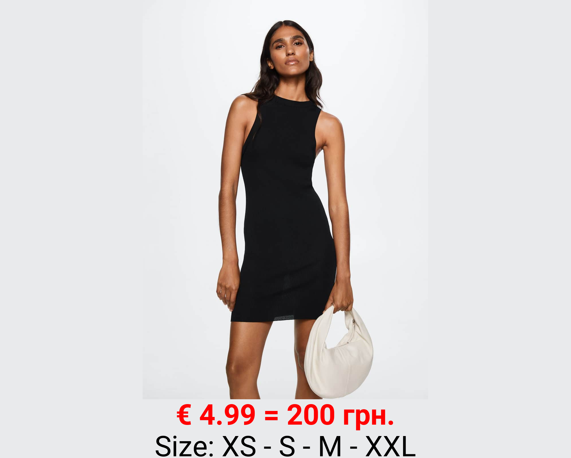 Vestido punto canalé