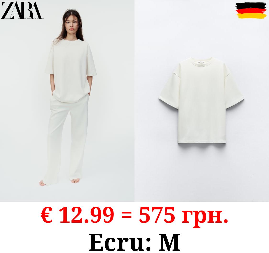 WASHED INTERLOCK T-SHIRT