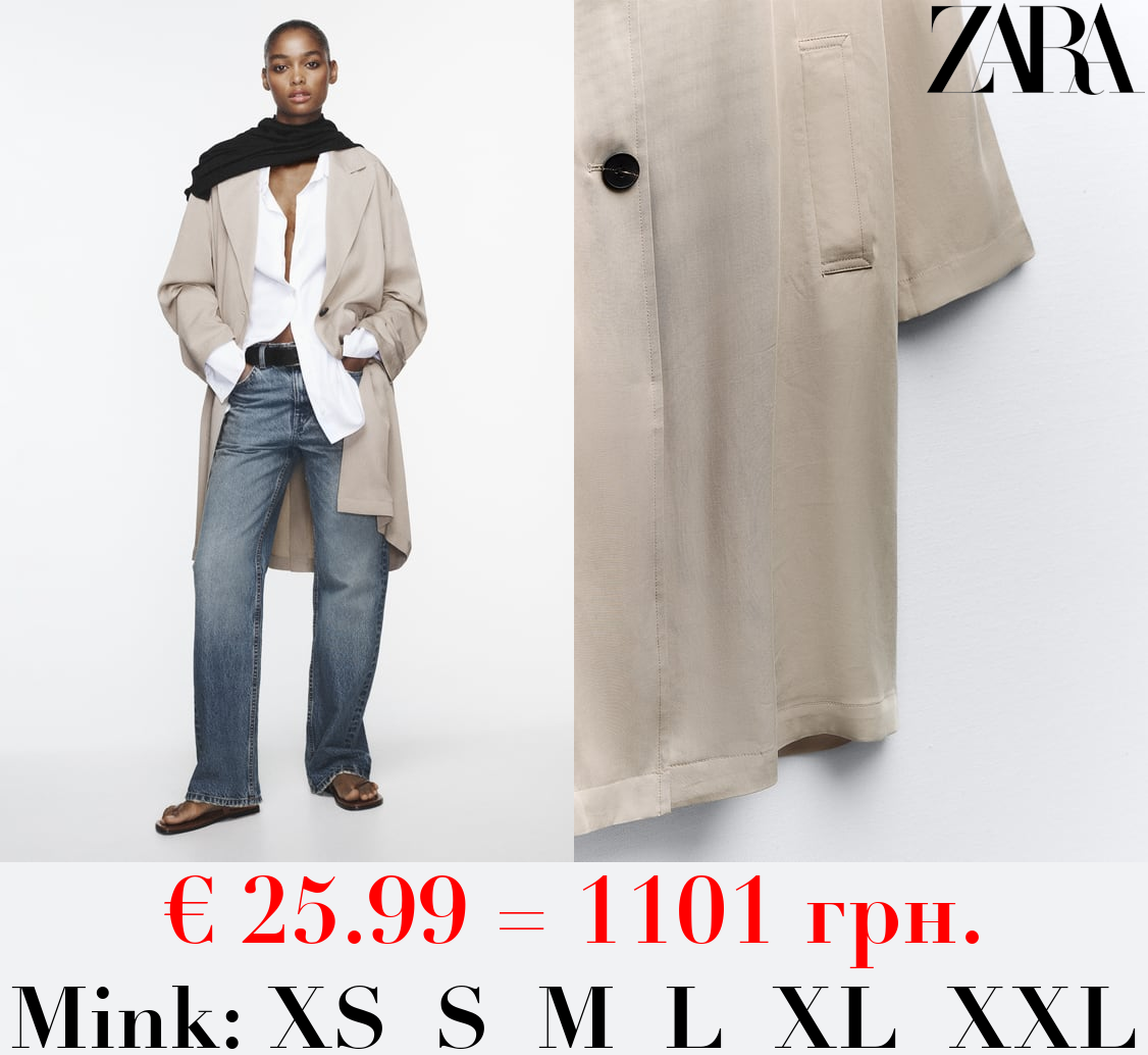 FLOWING TRENCH COAT