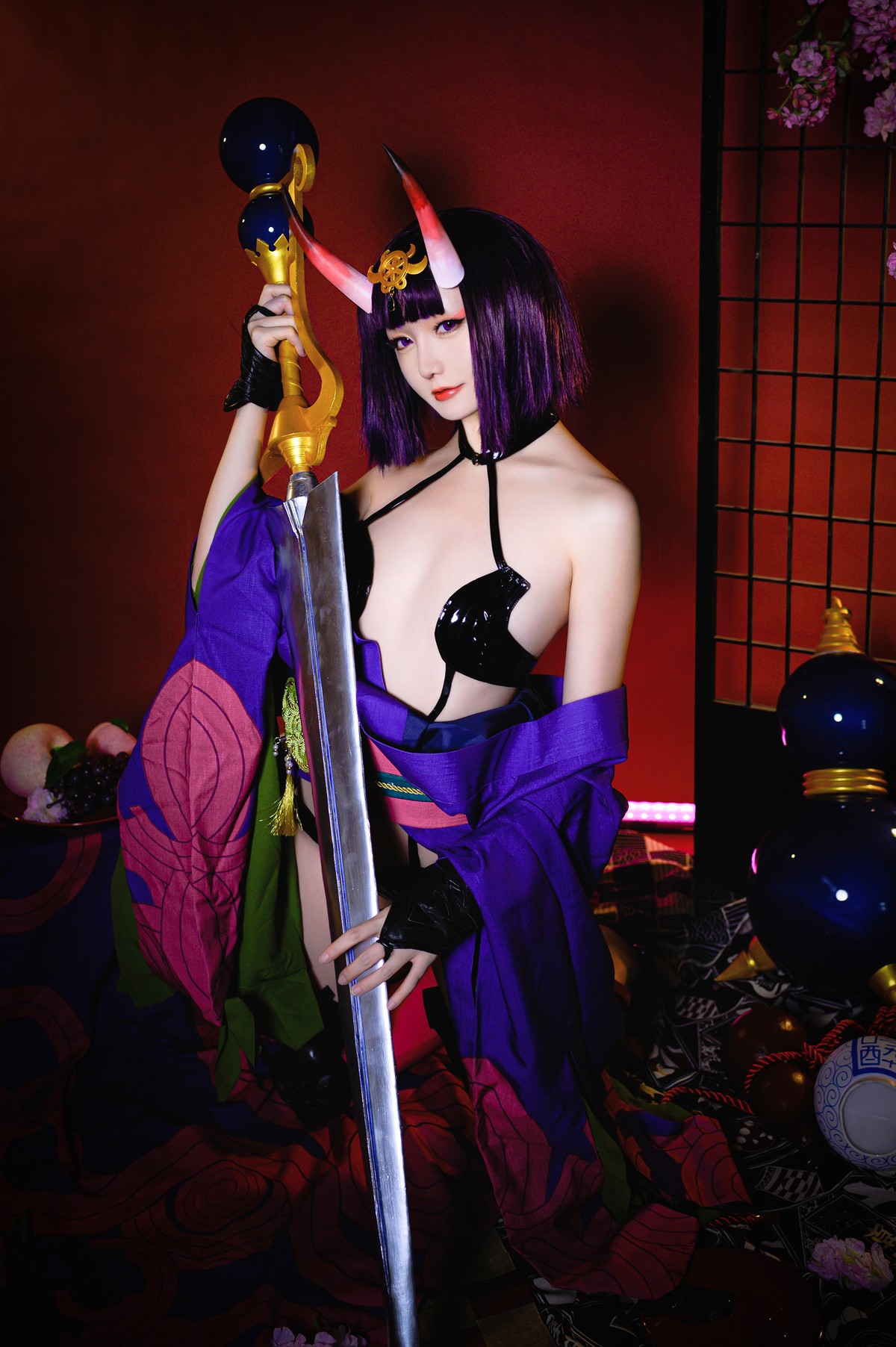 Cosplay 星之迟迟Hoshilily 酒吞原皮 3