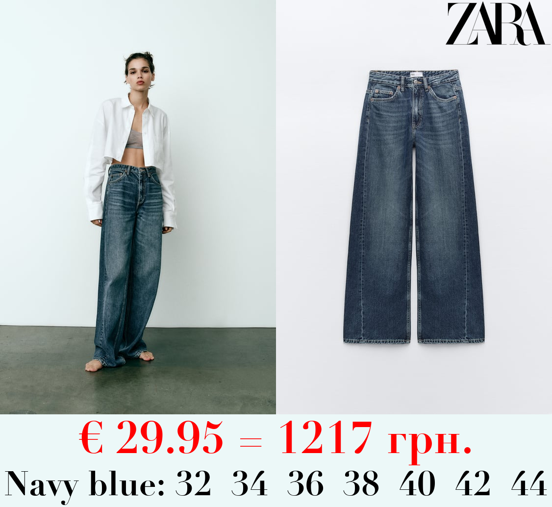 TRF WIDE-LEG MID-RISE FULL LENGTH JEANS