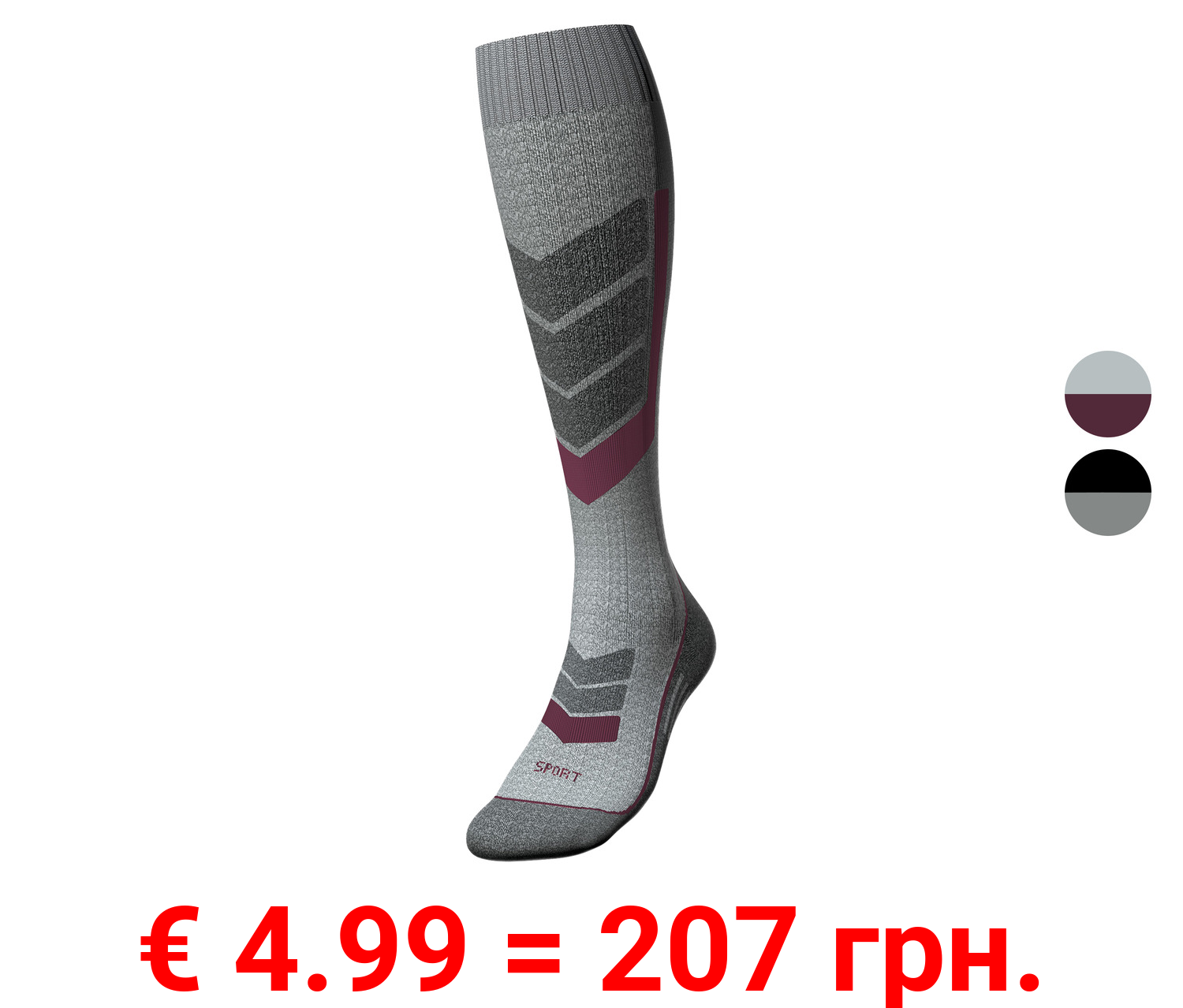 CRIVIT Damen Thermo-Sportstrümpfe mit Komfortbundabschluss