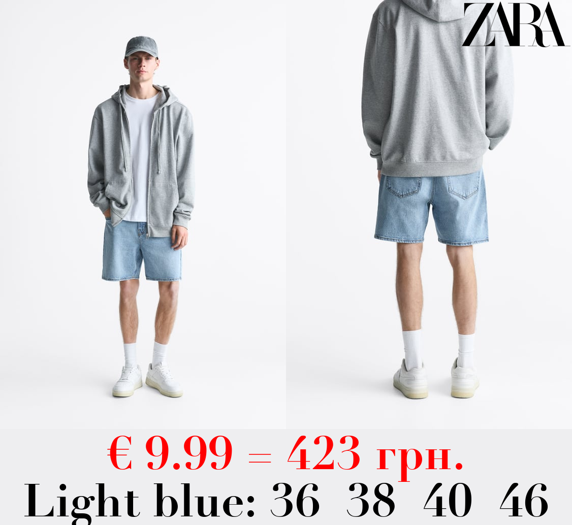 BASIC DENIM BERMUDA SHORTS