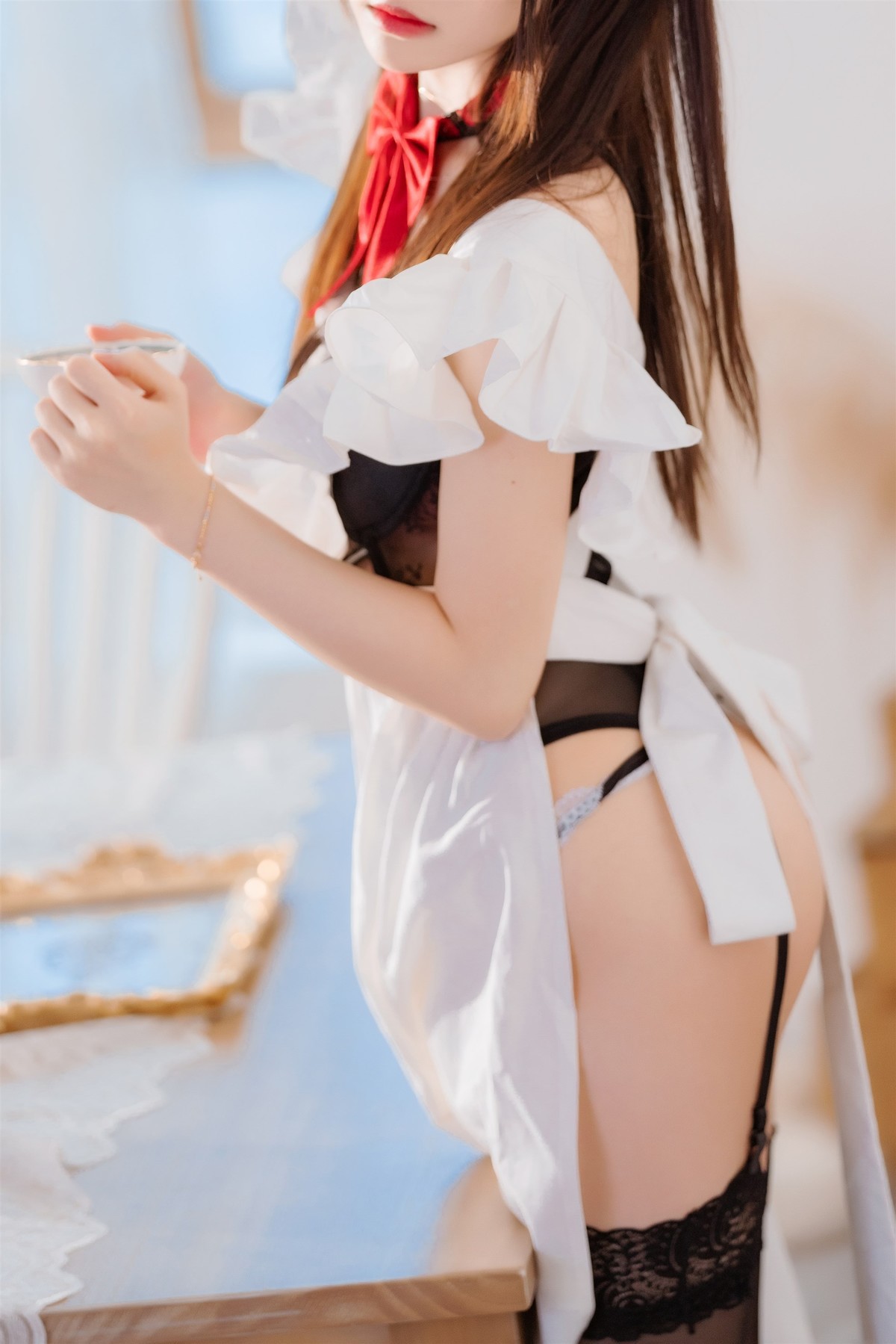 桜桃喵 Cosplay 长裙妹抖 47