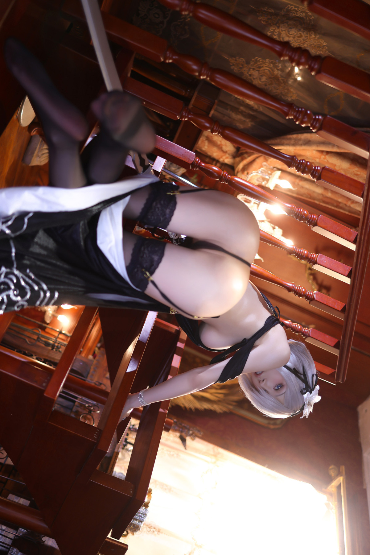 Cosplay 水淼Aqua ヨルハ二号B型 同人ドレスVer Set.02 33