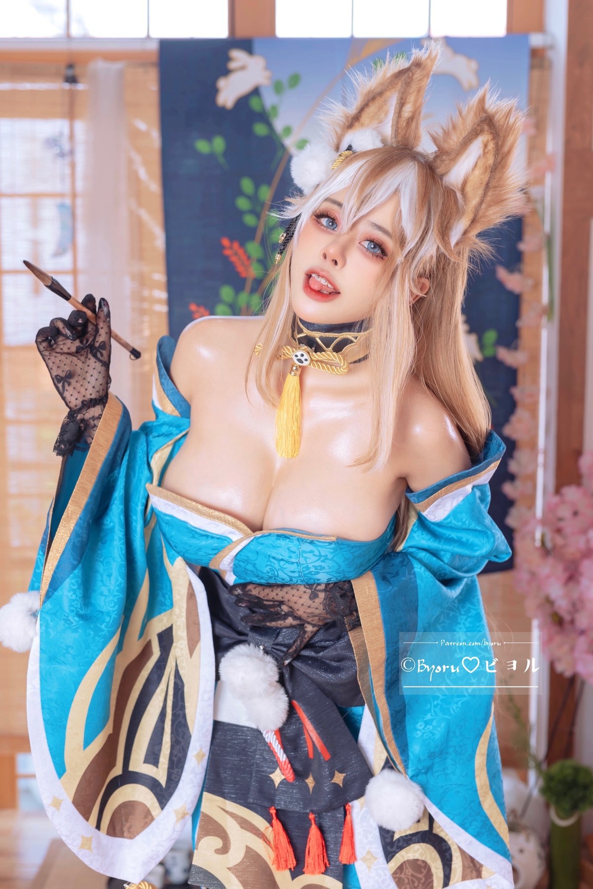 萝莉Byoru Cosplay Miss Hina Genshin Impact 2
