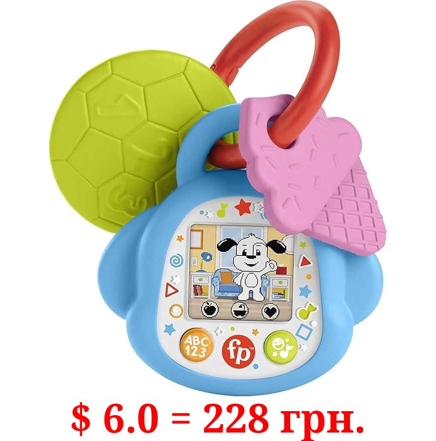 Fisher-Price Laugh & Learn Baby & Toddler Toy Digipuppy Pretend Digital Pet With Music & Lights For Ages 6+ Months