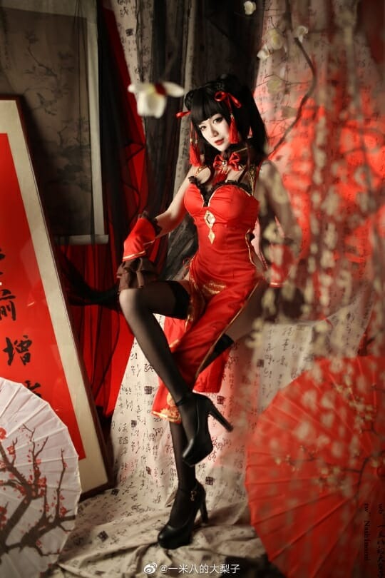 一米八的大梨子-时崎狂三新春旗袍[12P] 2