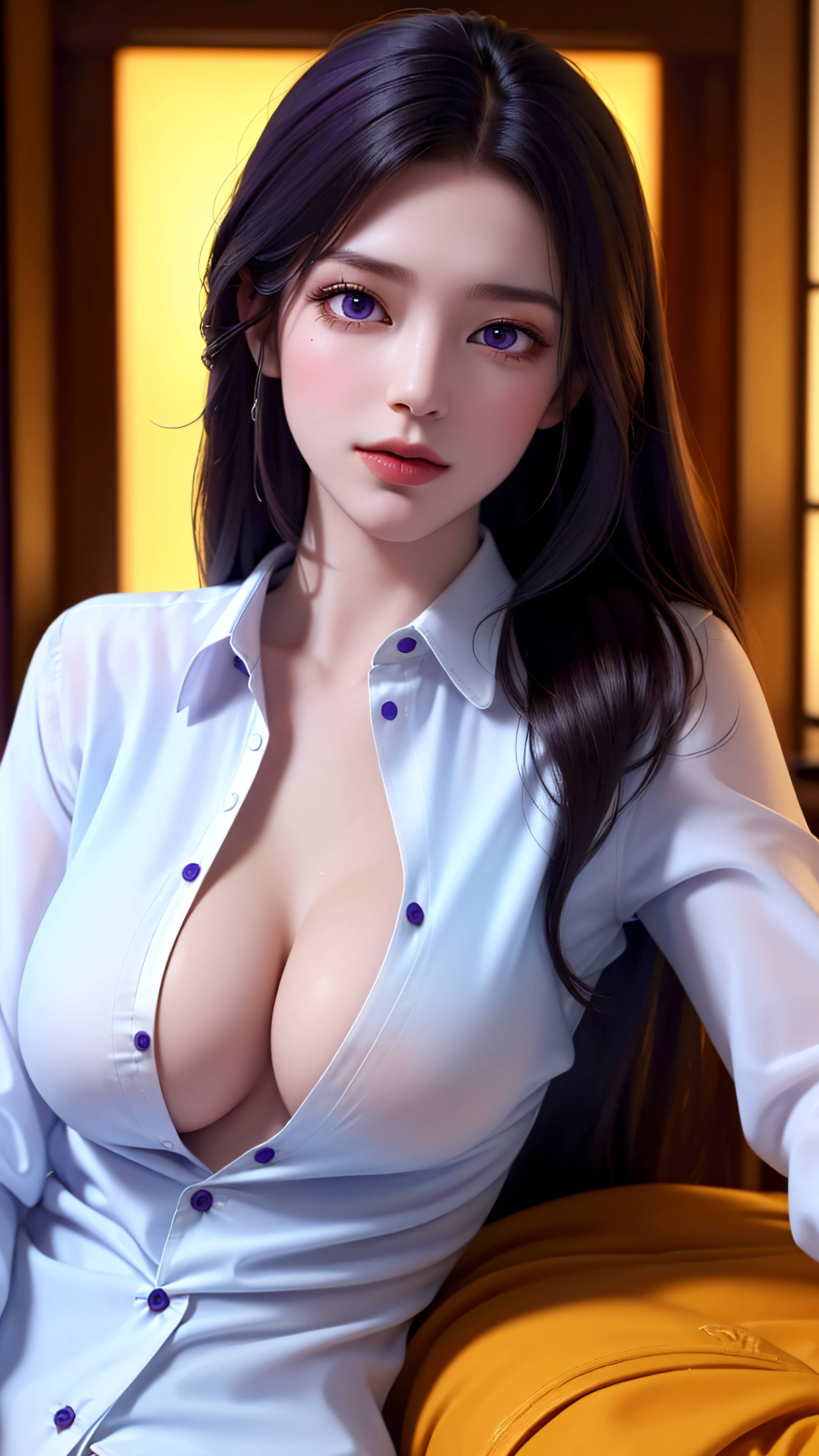 图片[68]-完美世界-月婵 白色衬衫-六色网